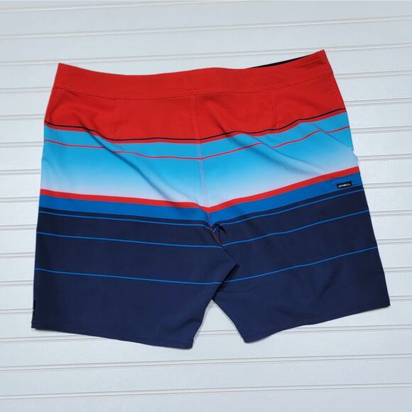 NWT O'Neill Hyperfreak Heat Stripe Boardshorts - Picture 4 of 7
